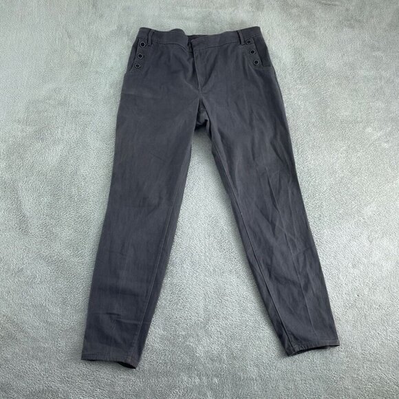 LOFT Pants - Loft Womens Grey Chino Pants Size 18 Tall 2991